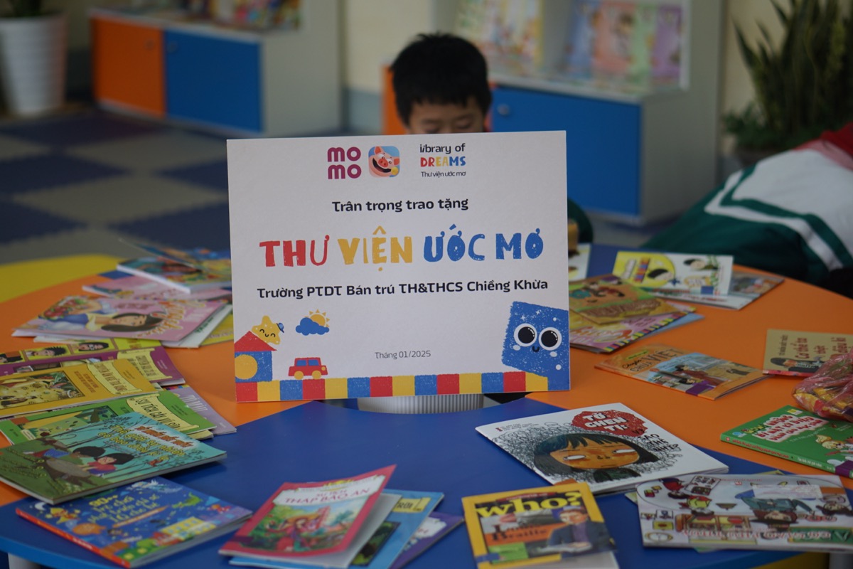 Sách tại Thư viện Ước mơ