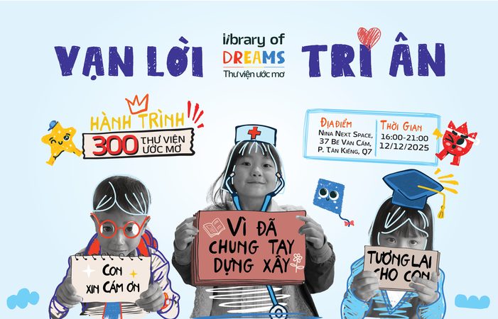 Vạn Lời Tri Ân - 300 Thư Viện Ước Mơ